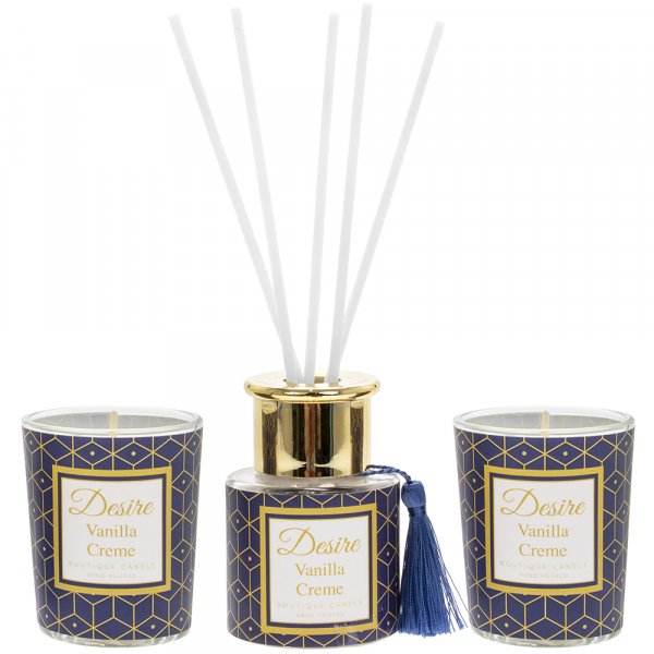 Desire Reed Diffuser & Candles Gift Set - Various Fragrances