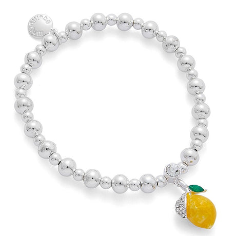 Equilibrium Juicy Gems Silver Plated Bracelet - Lemon Sparkle