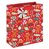 Gingerbread & Sweets Christmas Gift Bag - M