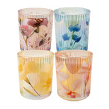 Candlelight Fresh Flowers Collection Ridged Candle - Various Fragrances