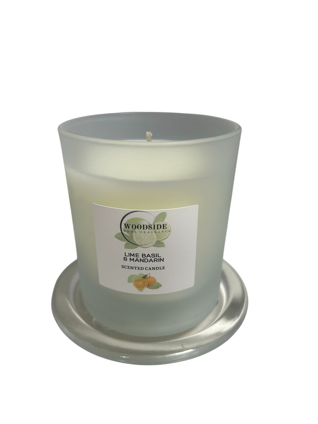 lime basil and mandarin woodside home fragrance glass scented candle