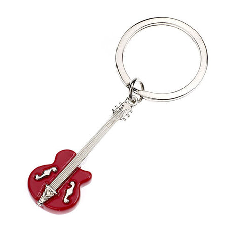 Red Guitar Keyring