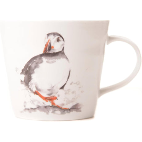 Meg Hawkins Bone China Mug - Puffin