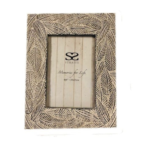 Memories for Life Leaf Deco Photo Frame 4" x 6"