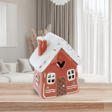 Village Pottery Gingerbread House Tea Light Holder
