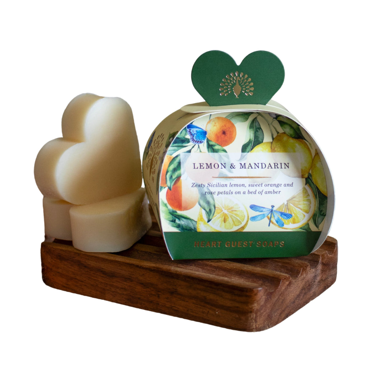 The English Soap Company Guest Soap Gift Box - Lemon & Mandarin