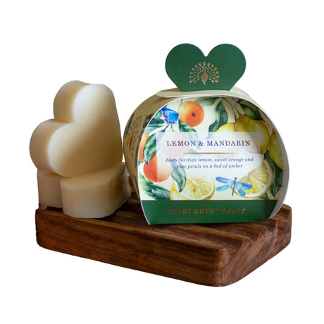 The English Soap Company Guest Soap Gift Box - Lemon & Mandarin