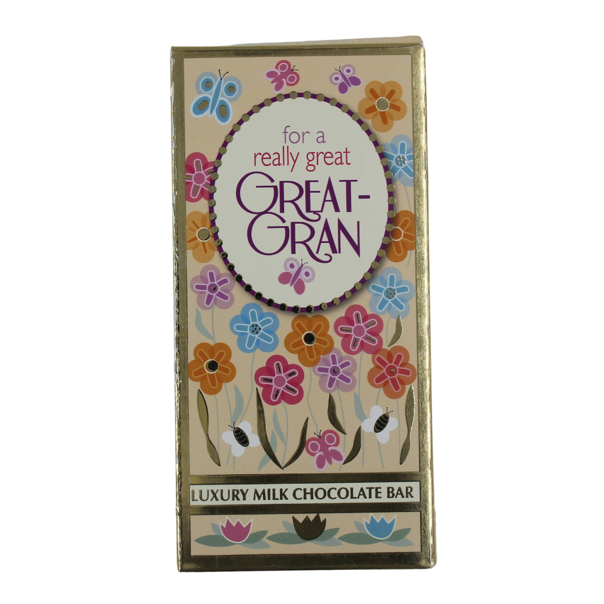 Luxury Milk Chocolate Greetings Bar - Great Gran