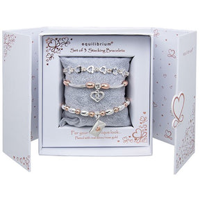 gold plated earrings gift set - pearls