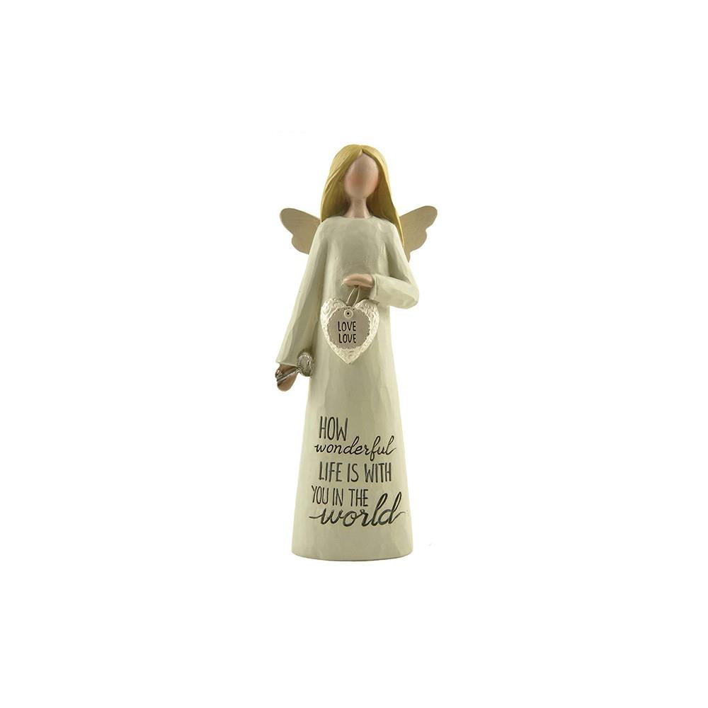 Feather & Grace Angel Figurine - Love (Wonderful Life)