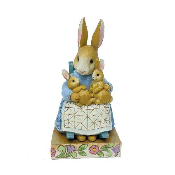 Beatrix Potter by Jim Shore Mrs Rabbit in Rocking Chair Figurine