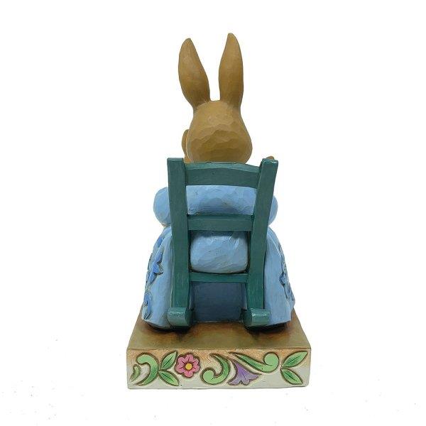 Beatrix Potter by Jim Shore Mrs Rabbit in Rocking Chair Figurine