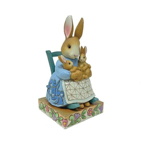 Beatrix Potter by Jim Shore Mrs Rabbit in Rocking Chair Figurine