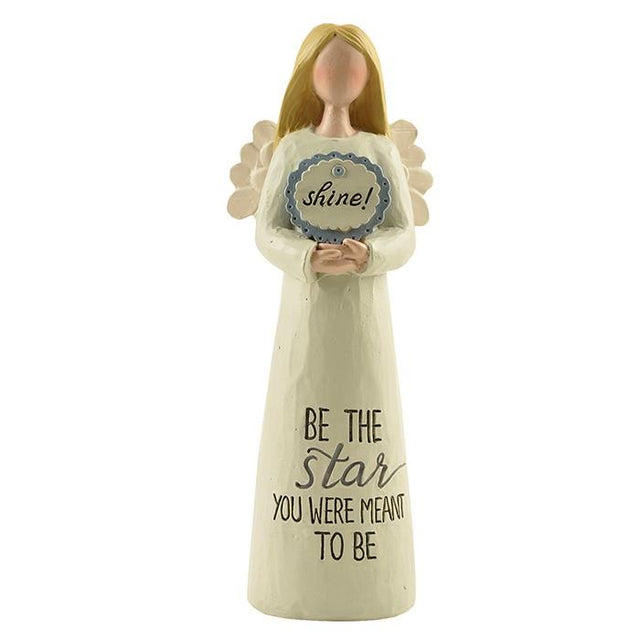 Feather & Grace Angel Figurine - Shine (Be The Star)