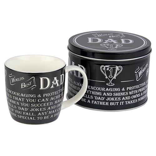 Ultimate Man Gift Mug in Gift Tin - Worlds Best Dad