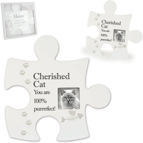 jigsaw wall art - cherished cat