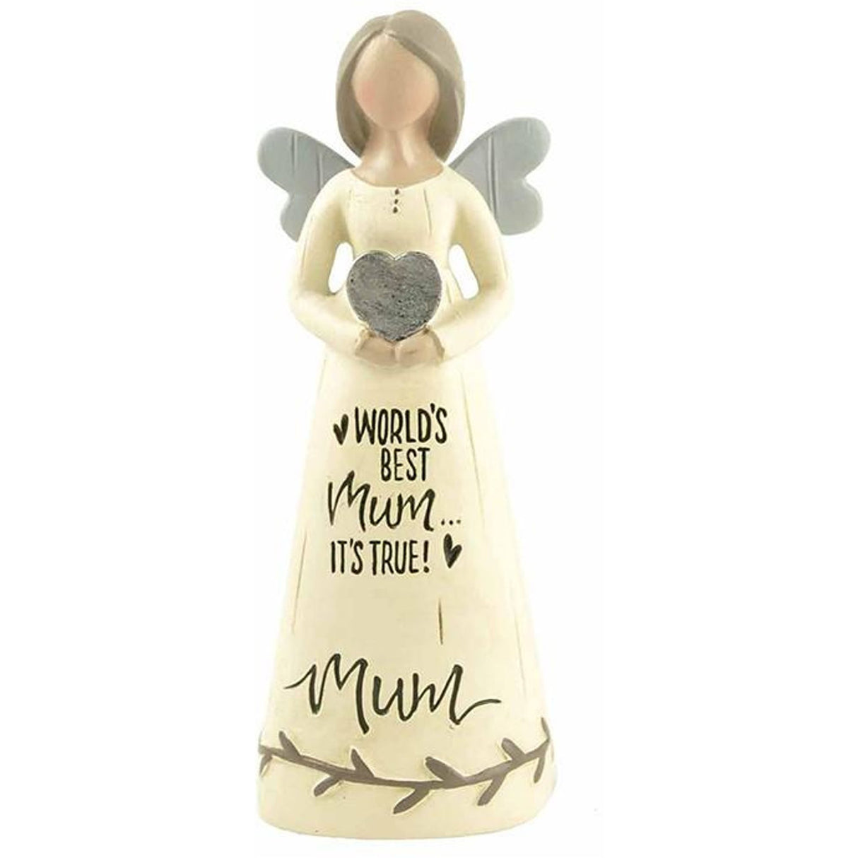 Feather & Grace Angel Figurine - Mum (World's Best)