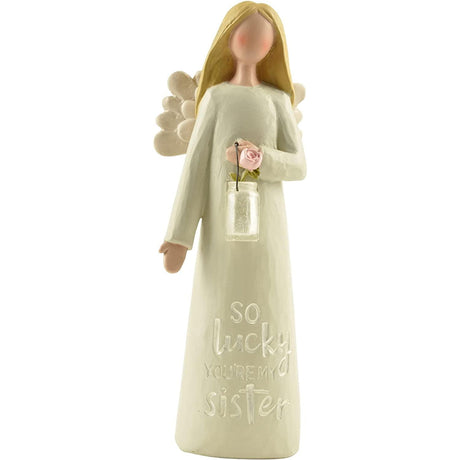 Feather & Grace Angel Figurine -  Sister (So Lucky)