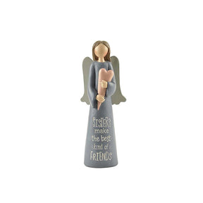 Feather & Grace Angel Figurine - Sisters (Make the Best Friends)