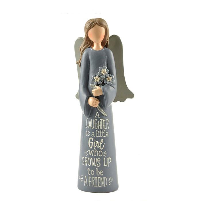 Feather & Grace Angel Figurine - Daughter (A Little Girl)