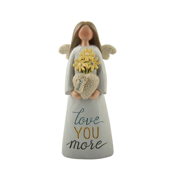 Feather &amp; Grace Angel Figurine - Aunt (Love You More)