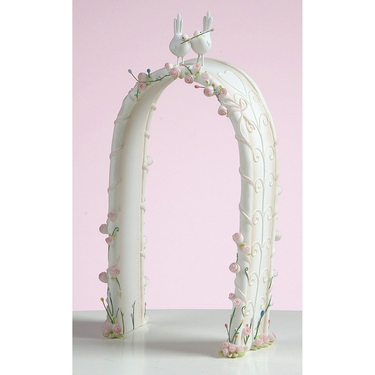 Demdaco Wedding Cake Topper - Arbour with 2 Doves