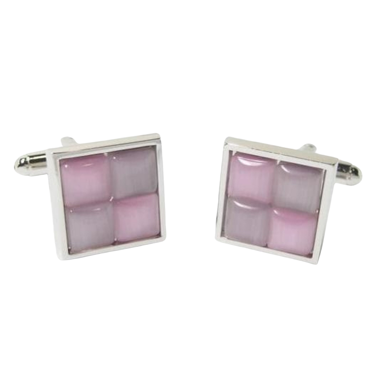 Pink Two Tone Dress Cufflinks