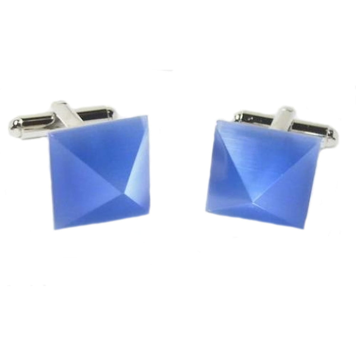 Blue Pyramid Cufflinks