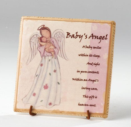 Sentiment Decorative Tile - Baby`s Angel