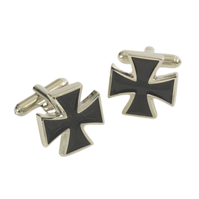 Black Cross Cufflinks