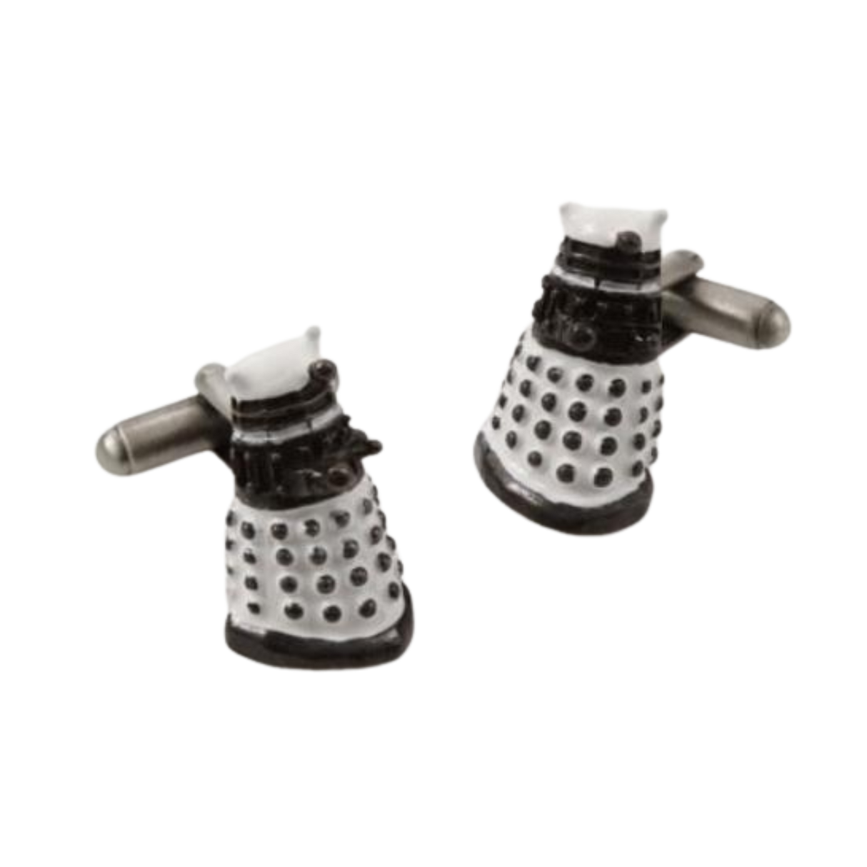 Dr Who Dalek 3D Cufflinks (White)