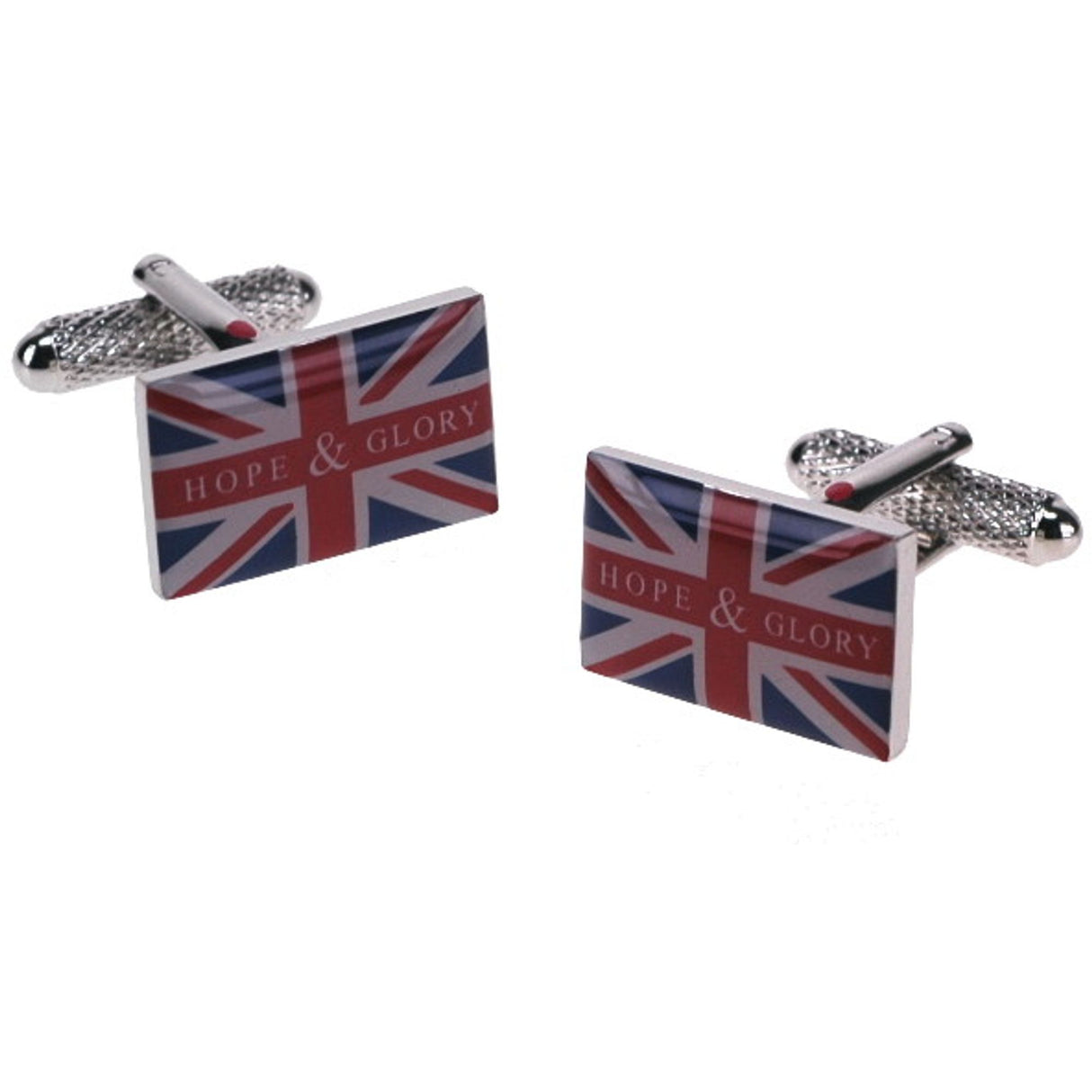 UK Union Jack Flag Hope & Glory Cufflinks