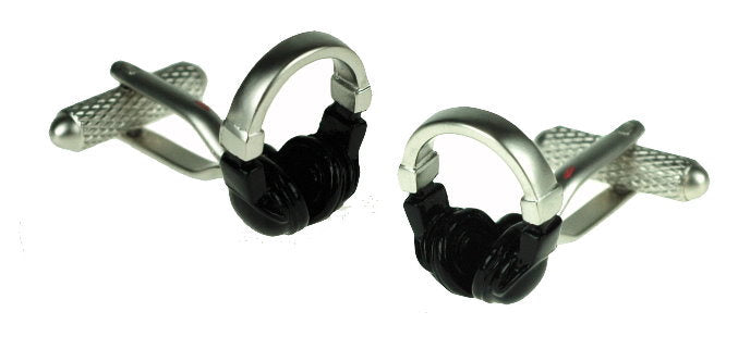 Music Headphones Cufflinks