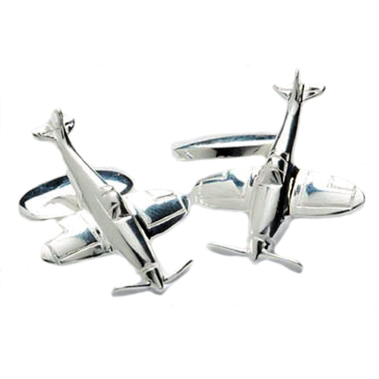 Sterling Silver Spitfire Cufflinks