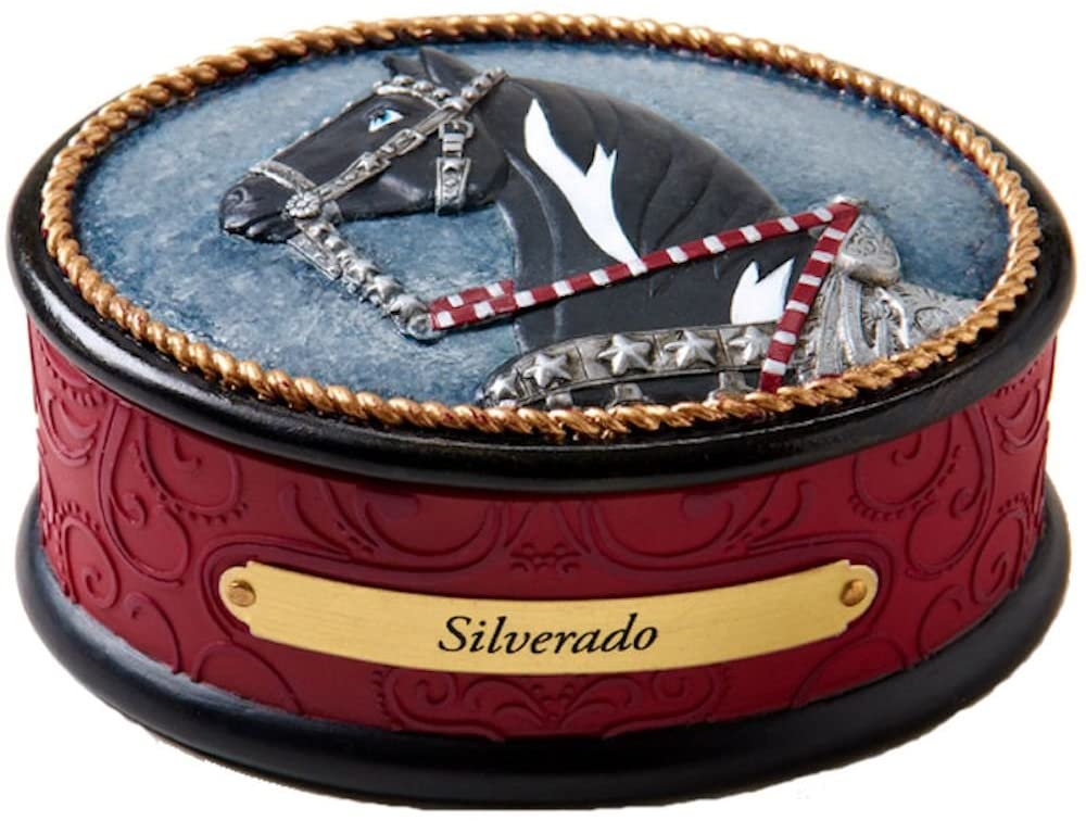 The Trail of Painted Ponies Keepsake Trinket Box - Silverado