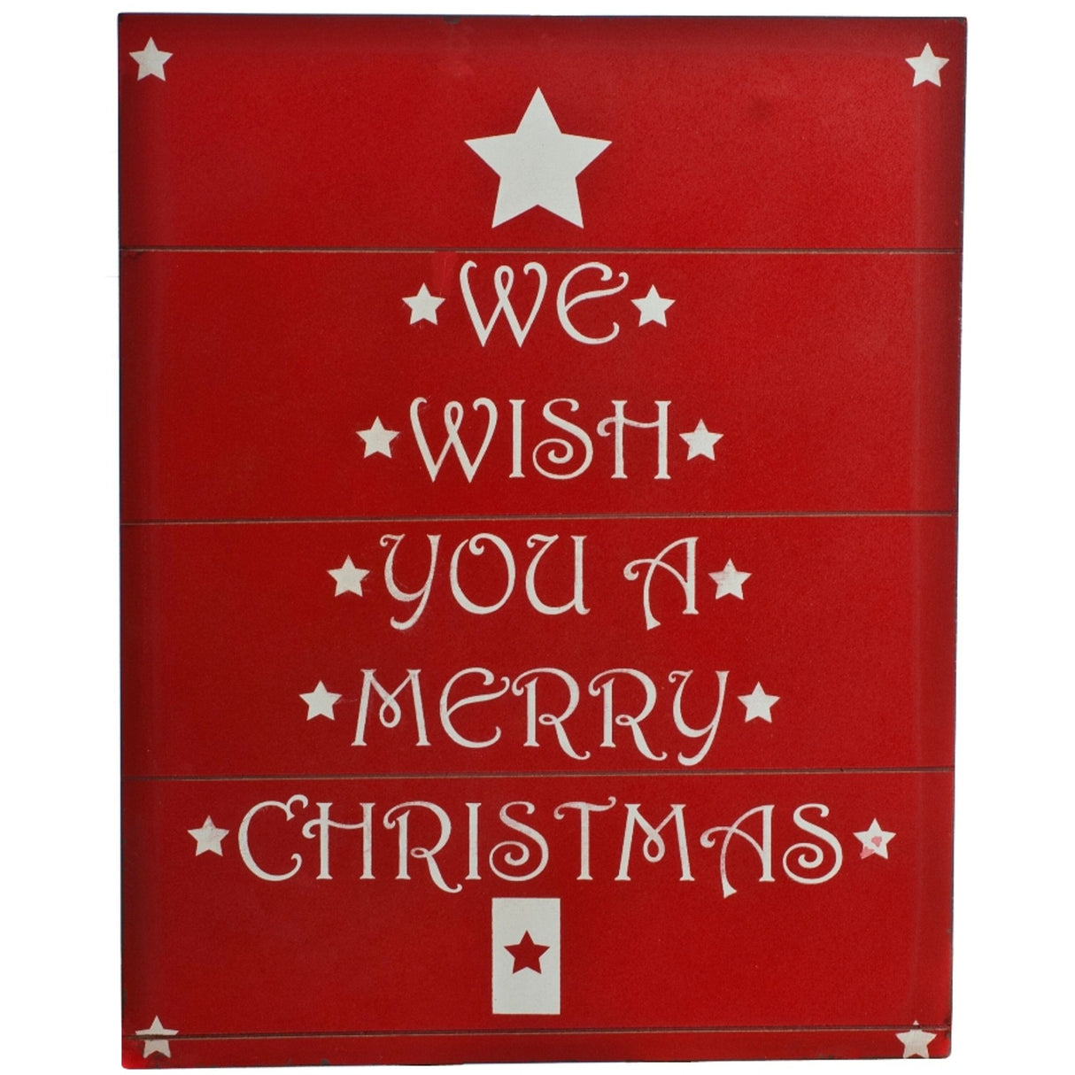 Christmas Decoration - Wooden Wall Art We Wish You a Merry Christmas