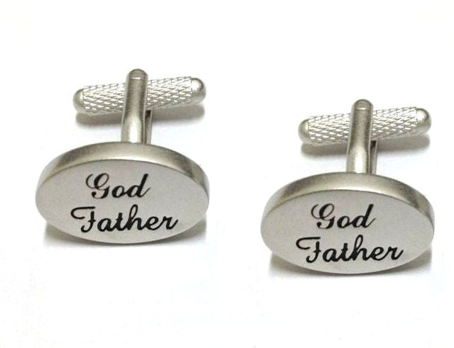 God Father Christening Cufflinks