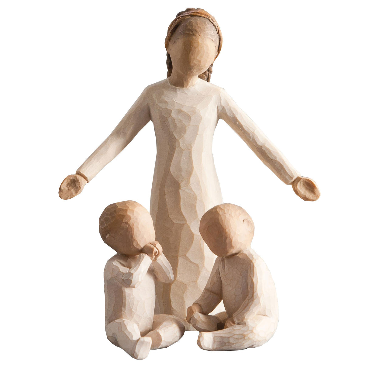 Willow Tree Figurines Set Siblings - Sister with Twin Babies