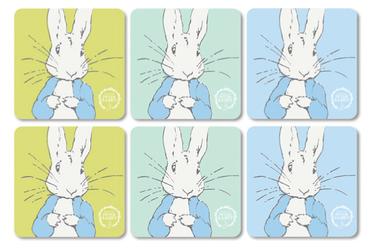 Beatrix Potter Peter Rabbit Contemporary Coasters Set of 6