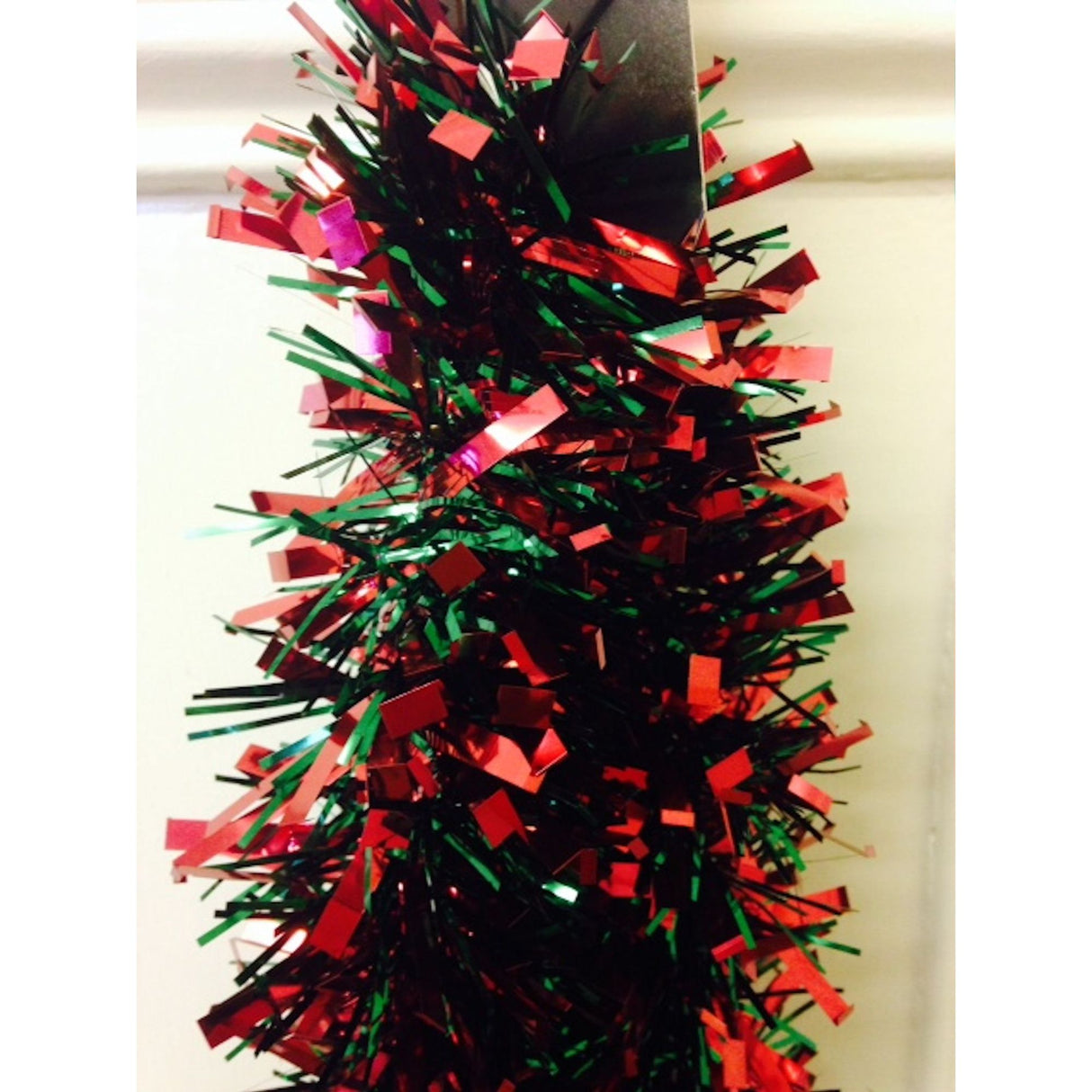 Christmas Garland Tinsel - Red & Green 2x2M