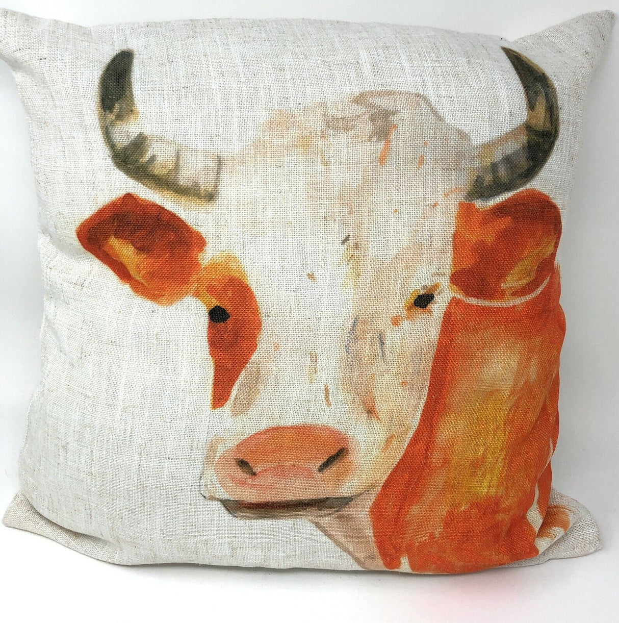 Evans Lichfield Rural Collection Cushion Cover: Lesley Cow 17x17"