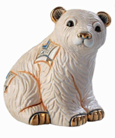 De Rosa Baby Arctic Polar Bear Figurine