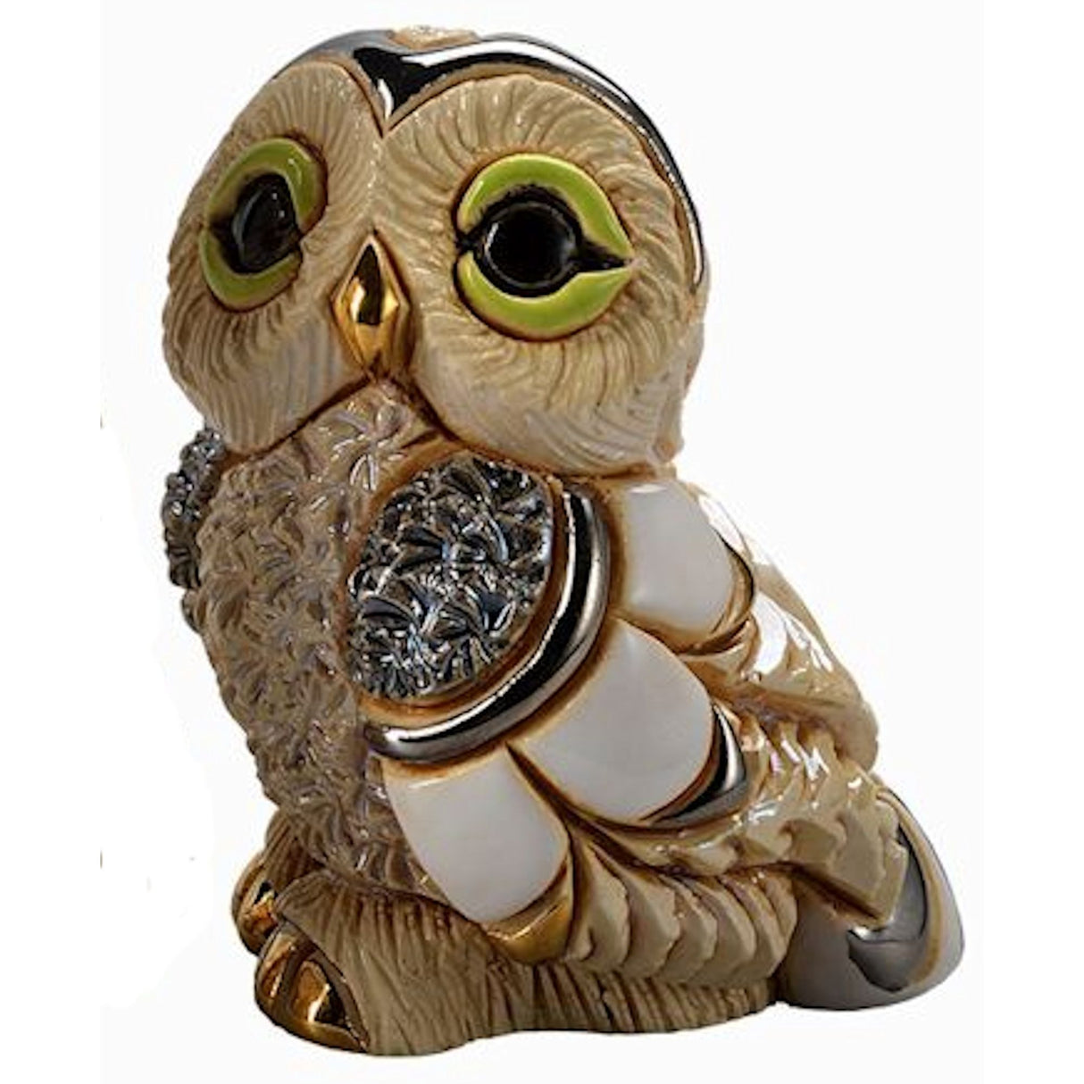 De Rosa Baby Winter Owl II Figurine