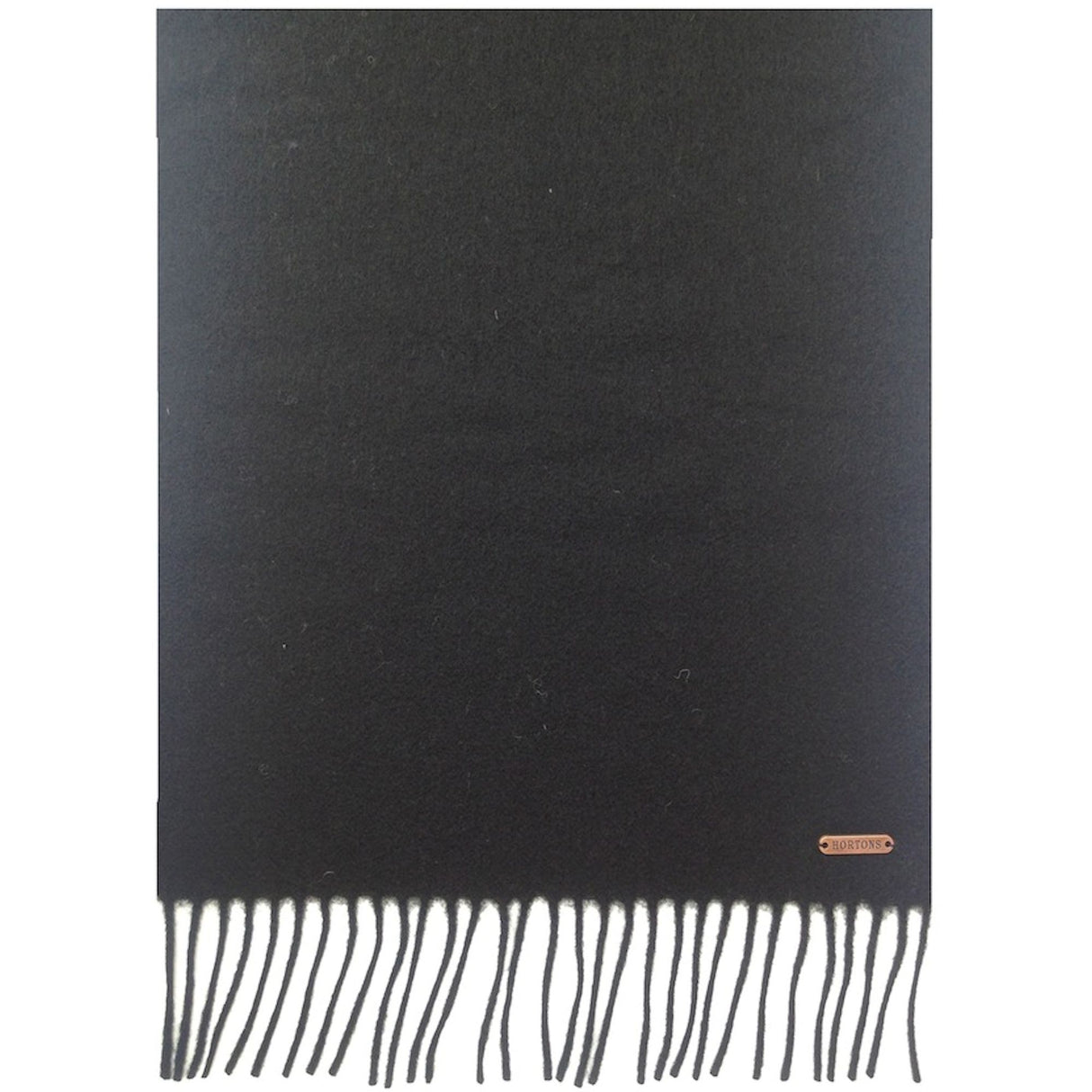 Hortons Oscar Lambswool Scarf (Black)