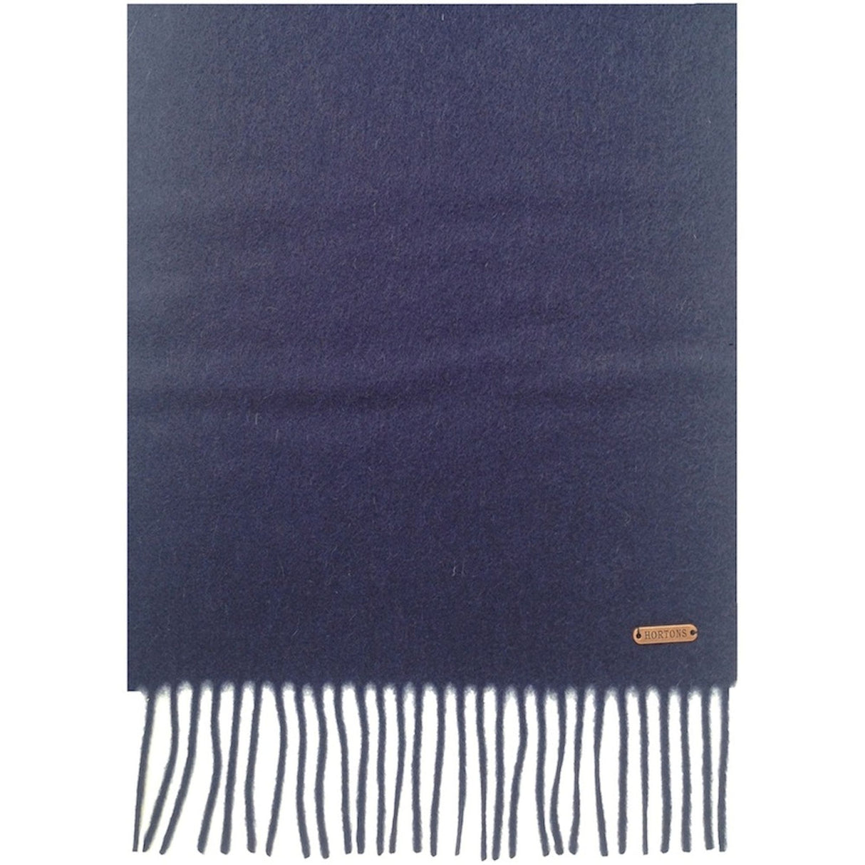 Hortons Oscar Lambswool Scarf (Navy)