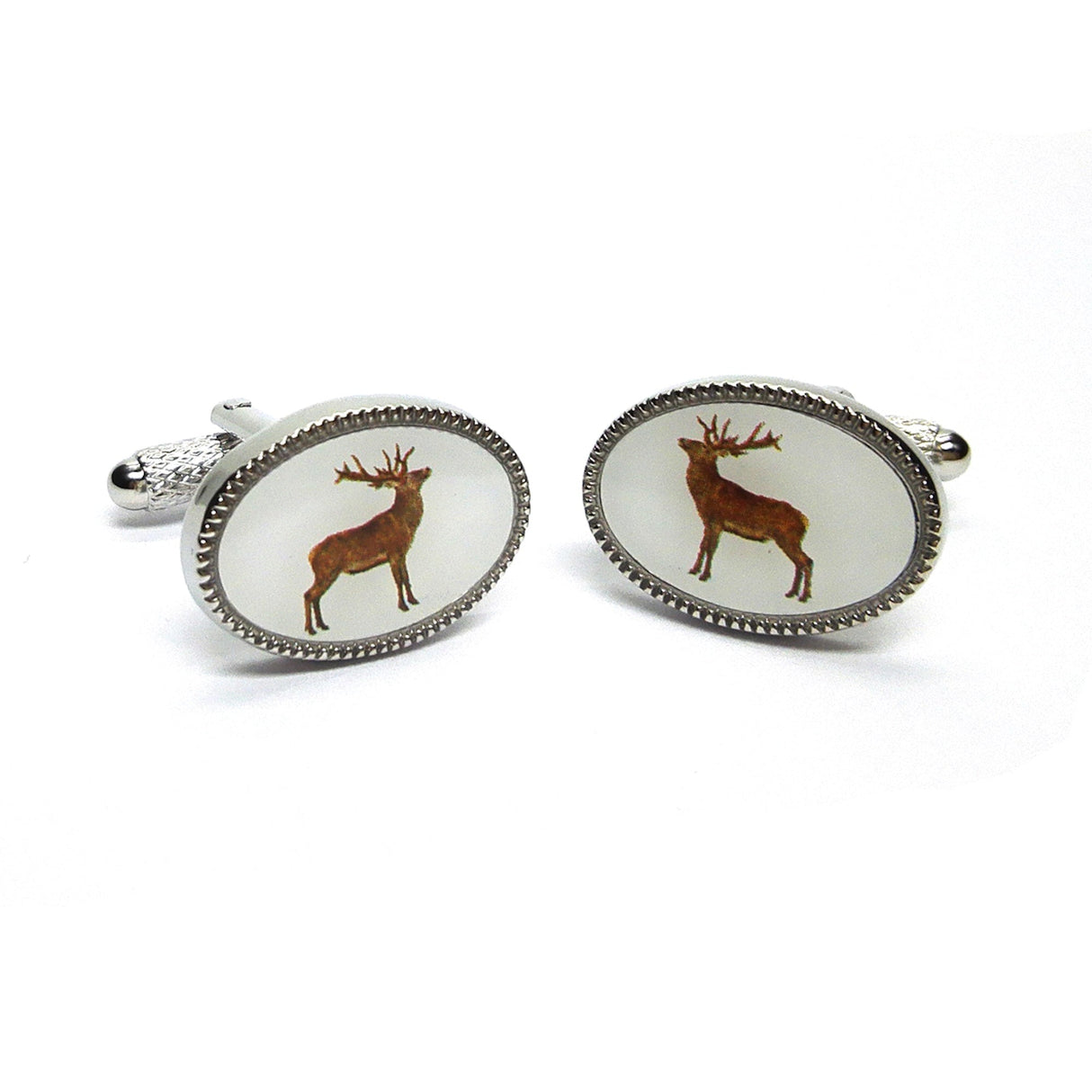 Stag Oval Cufflinks