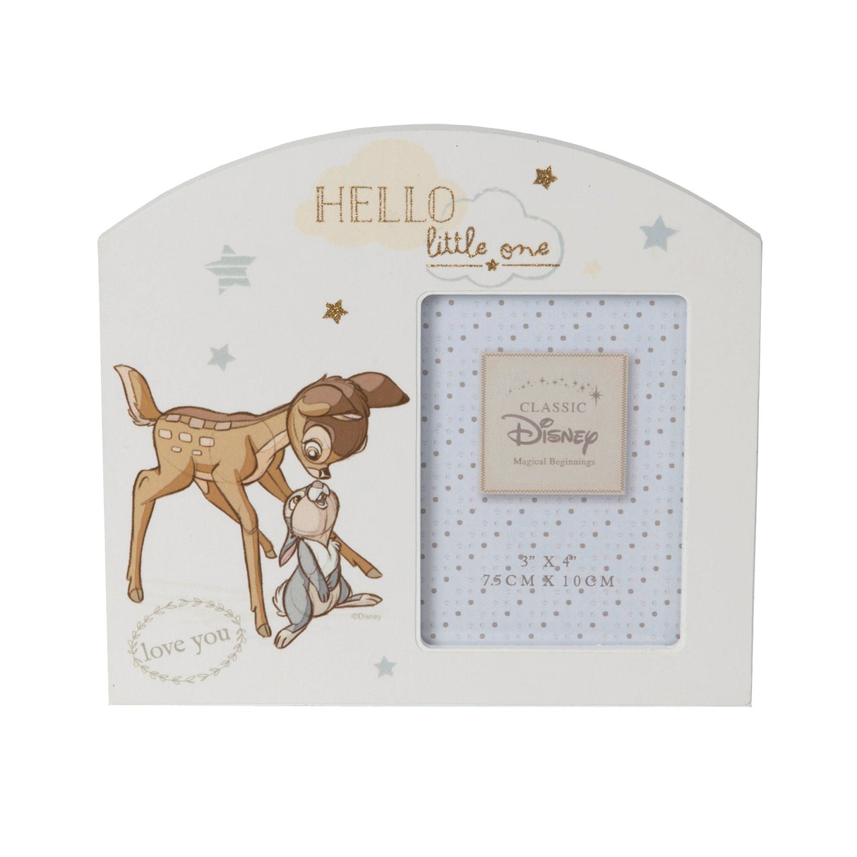 Disney Magical Beginnings Arch Photo Frame 3" x 4" - Bambi & Thumper