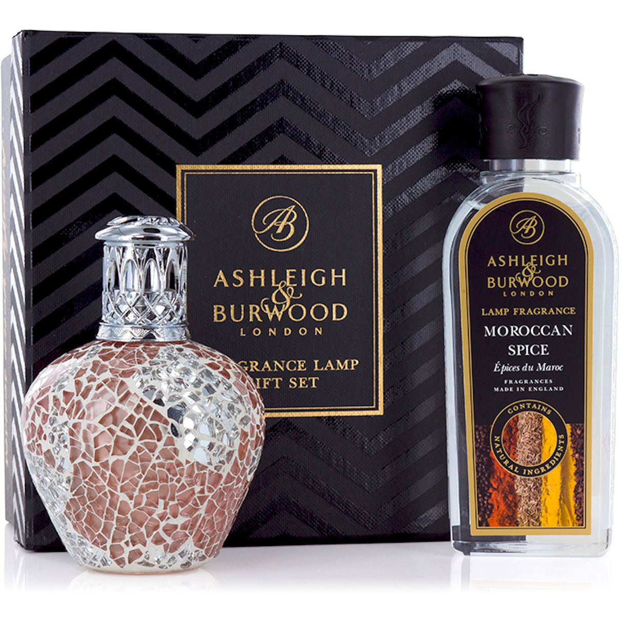 Ashleigh & Burwood Fragrance Lamp Gift Set - Apricot Shimmer & Moroccan Spice