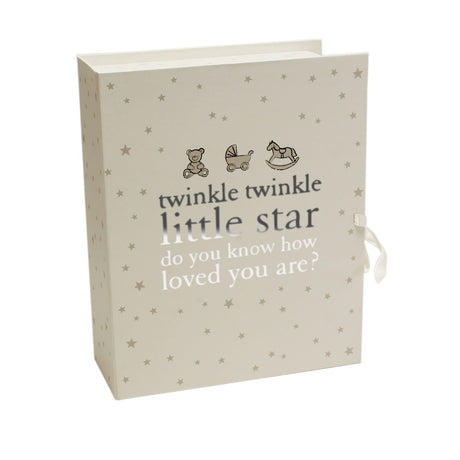 Bambino Little Stars Baby Keepsake Box - Twinkle Twinkle - Crusader Gifts