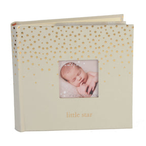 Bambino Little Stars Photo Album Holds 80 4" x 6" Prints - Little Star - Crusader Gifts